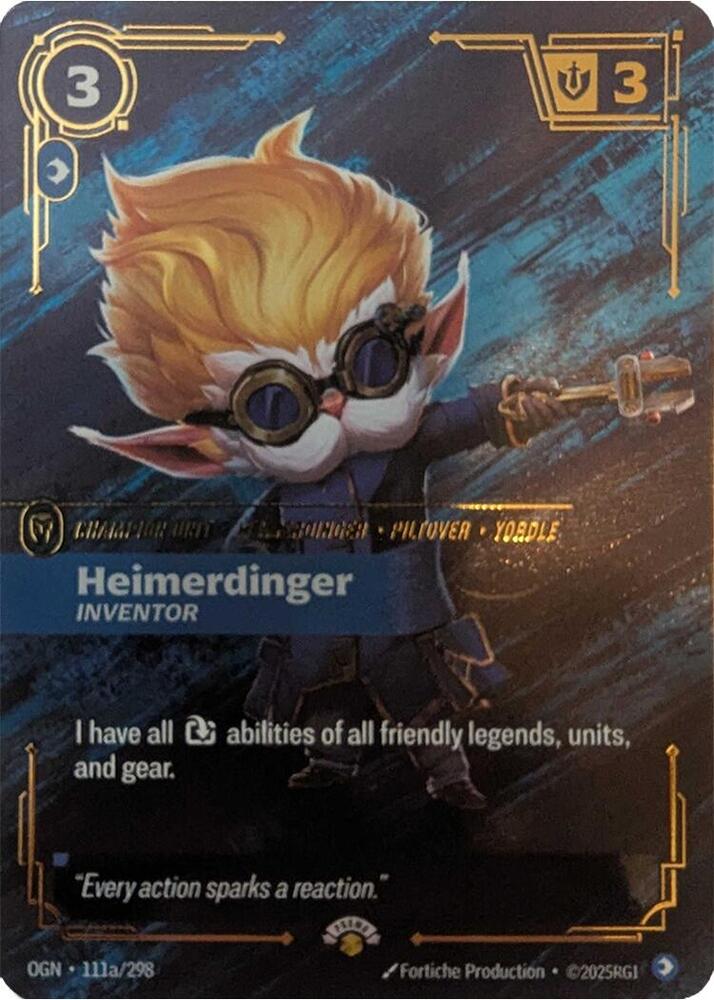 Heimerdinger, Inventor (111a/298) [Riftbound Promotional Cards]