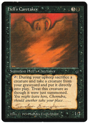 Hell's Caretaker (Signed) [Legends]