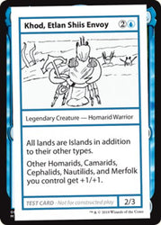 Khod, Etlan Shiis Envoy (2021 Edition) [Mystery Booster Playtest Cards]