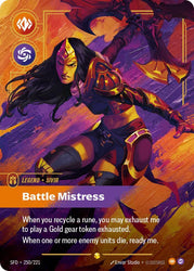 Sivir, Battle Mistress (Overnumbered) (250/221) [Spiritforged]