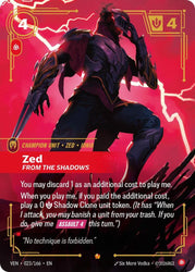 Zed, From the Shadows (023/166) [Vendetta]