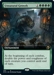 Unnatural Growth (Extended Art) [Innistrad: Midnight Hunt]