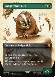Badgermole Cub (Borderless) [Avatar: The Last Airbender]