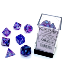 Chessex: Nebula Polyhedral Nocturnal/Blue Luminary (CHX 27557)