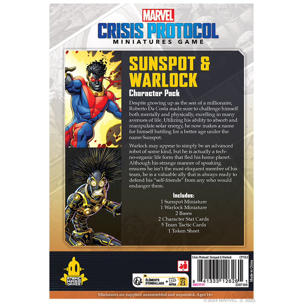 Marvel Crisis Protocol: Sunspot & Warlock