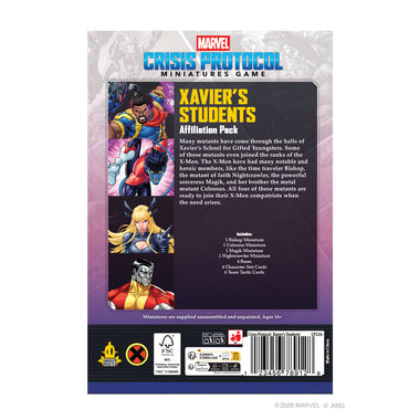 Marvel Crisis Protocol: Xavier’s Students Affiliation Pack