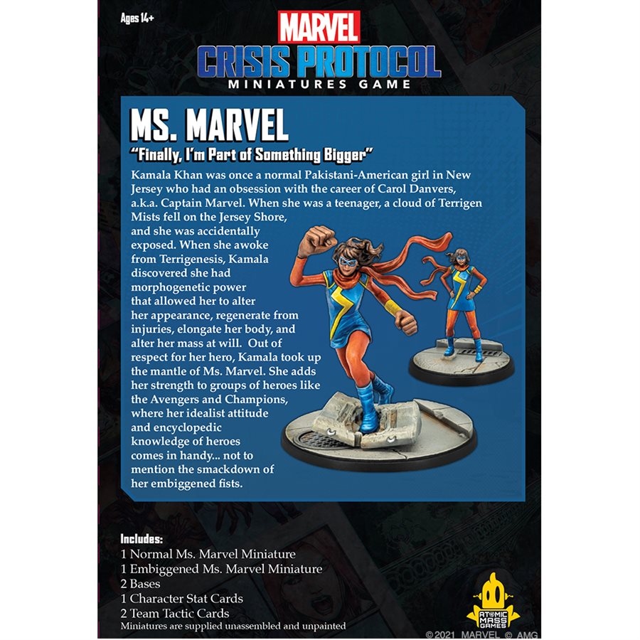 Marvel Crisis Protocol: Ms. Marvel - Character Pack