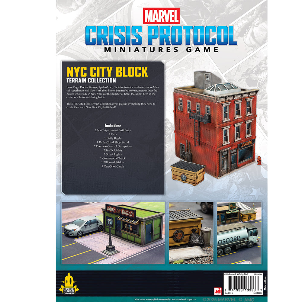 Marvel Crisis Protocol: NYC City Block - Terrain Pack