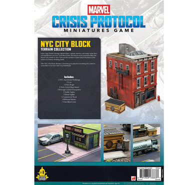 Marvel Crisis Protocol: NYC City Block - Terrain Pack