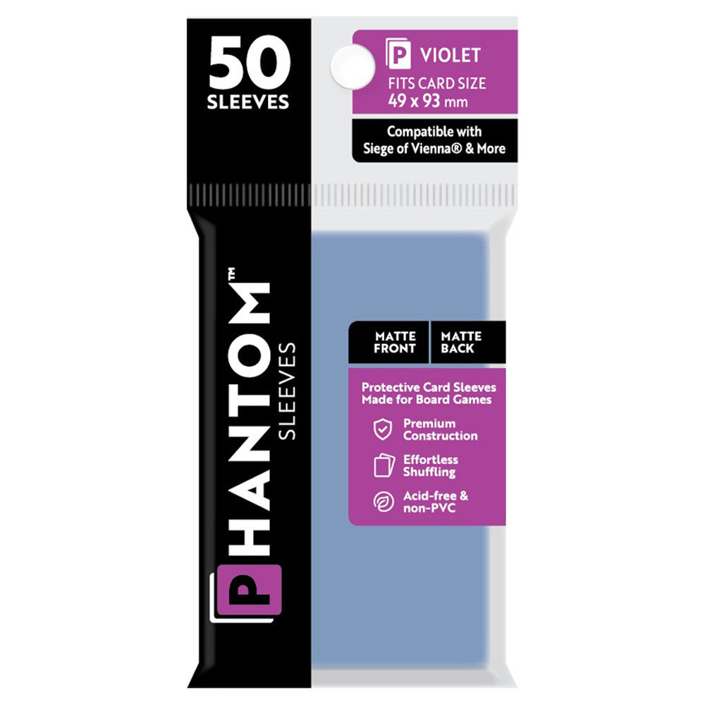 Phantom Sleeves: Matte/Matte - Violet Size