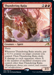 Thundering Raiju (Promo Pack) [Kamigawa: Neon Dynasty Promos]