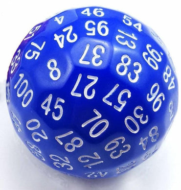 Foam Brain Games: 45mm D100 - Blue