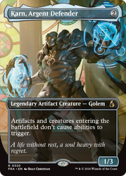 Karn, Argent Defender (Borderless) [Reality Fracture]