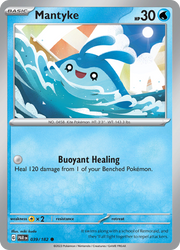 Mantyke (039/182) [Scarlet & Violet: Paradox Rift]