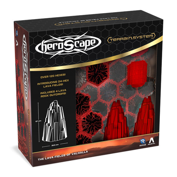 Heroscape: Terrain Expansion - Lava Fields of Valhalla