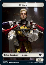 Human Token (001) [Innistrad: Crimson Vow Tokens]