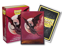 Dragon Shield: Japanese Size 60ct Sleeves - Valentines Dragons (2024)