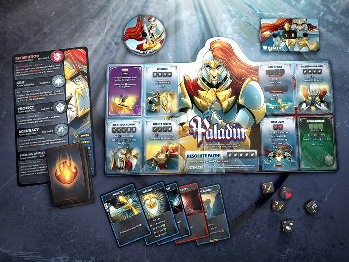 Dice Throne: Monk vs Paladin
