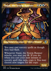 Najal, the Storm Runner (Showcase Textured) [Dominaria United]