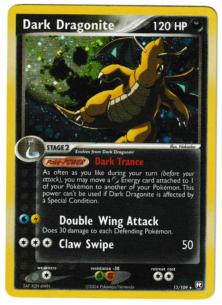 Dark Dragonite (15/109) (Theme Deck Exclusive) [EX: Team Rocket Returns] (Actual Scans)