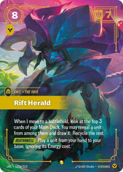 Rift Herald (Alternate Art) (179a/219) [Unleashed]
