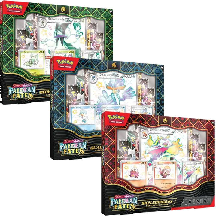 Pokemon TCG: Scarlet and Violet - Paldean Fates Pokemon EX Premium Collection