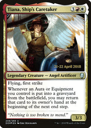 Tiana, Ship's Caretaker [Dominaria Prerelease Promos]