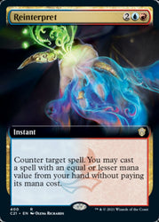 Reinterpret (Extended Art) [Commander 2021]