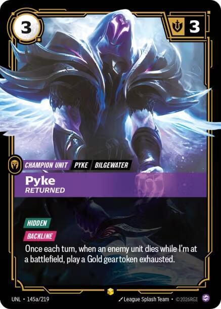 Pyke, Returned (Alternate Art) (145a/219) [Unleashed]