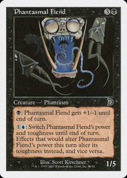 Phantasmal Fiend (Black Background) [Deckmasters]