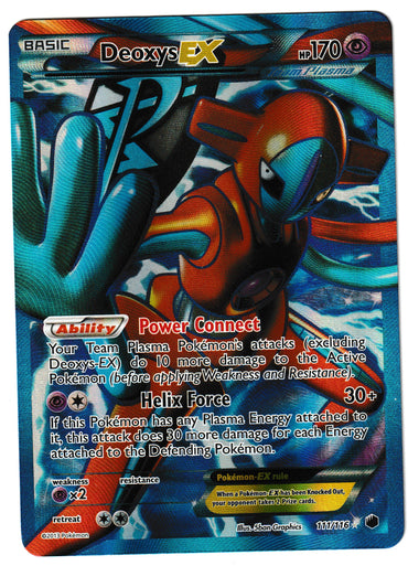 Deoxys EX (111/116) [Black & White: Plasma Freeze] (Actual Scans)