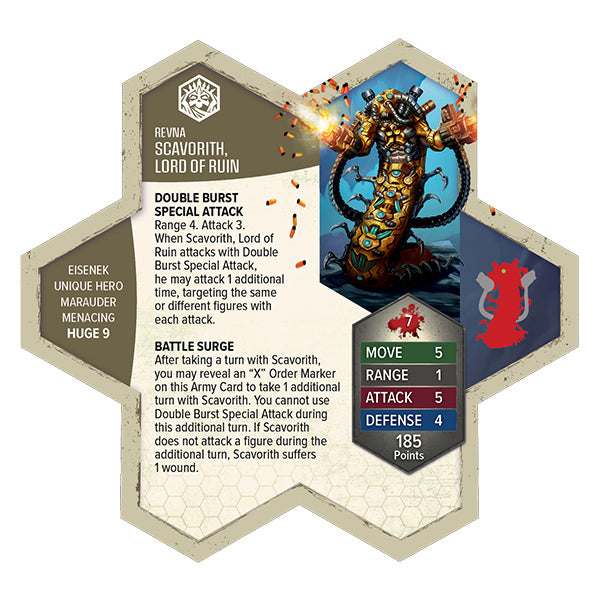 Heroscape Army Expansion: Boiling Tension - Scavorith, Lord of Ruin
