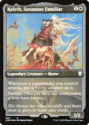 Keleth, Sunmane Familiar (Etched) [Commander Legends]