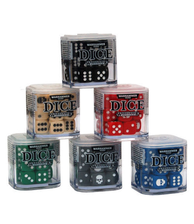 Dice: Warhammer: 12mm Dice Cube (Various Colors)