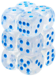 Chessex: Borealis Icicle/Light Blue 16mm Dice Block (CHX 27781)
