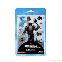 D&D Idols of the Realms: Icewind Dale Rime of the Frostmaiden - Frost Giant 2D Set