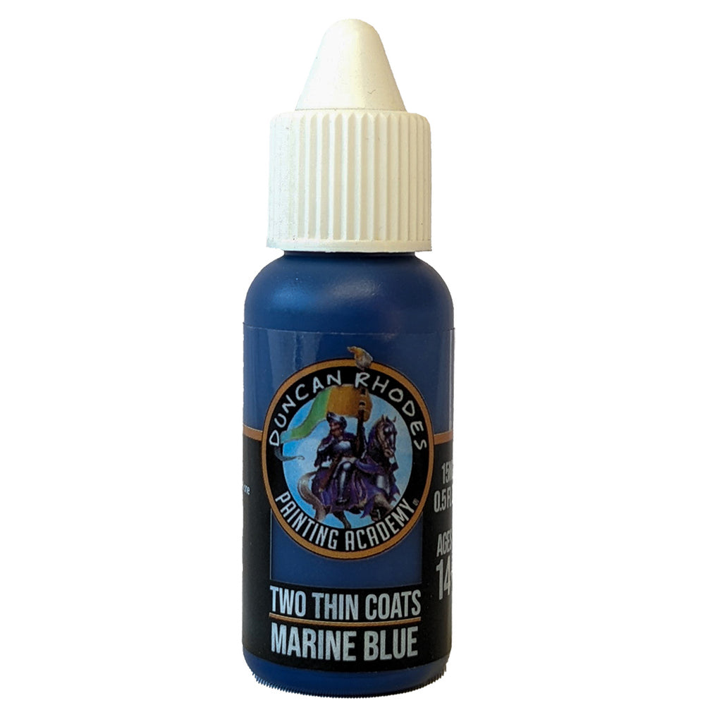 Two Thin Coats: Marine Blue
