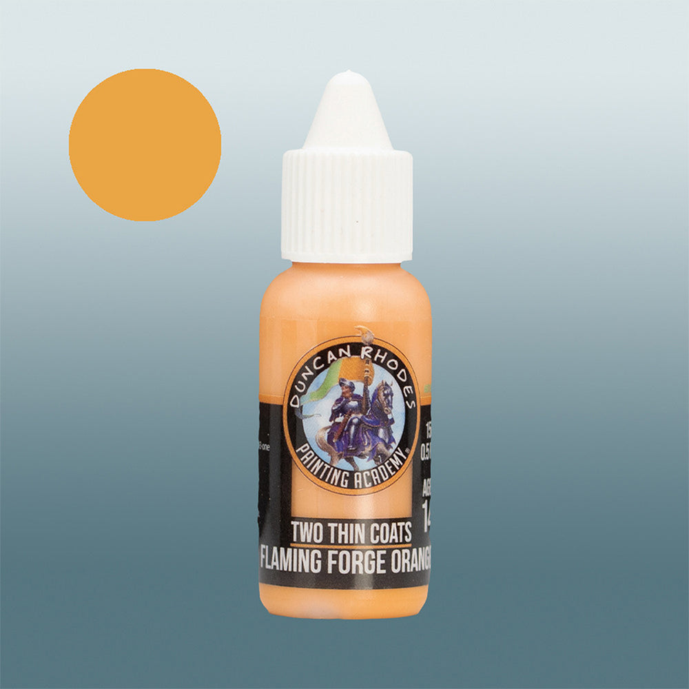 Two Thin Coats: Flaming Forge Orange
