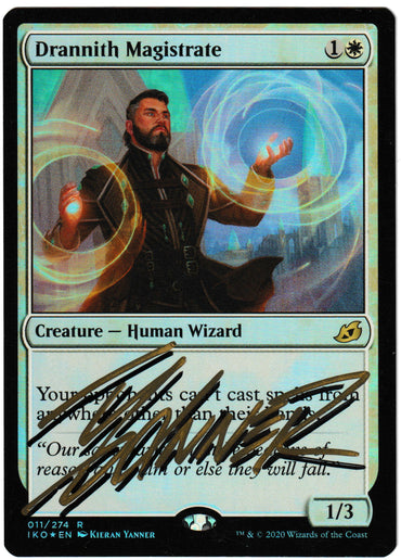 Drannith Magistrate (Foil Shadow Signed) [Ikoria: Lair of Behemoths]