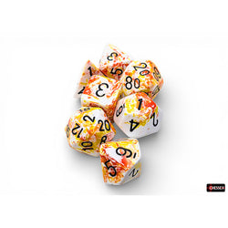 Chessex: Brush Dice - Sunrise 7-Die Set (CHX24403)