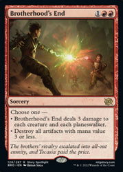 Brotherhood's End [The Brothers' War]