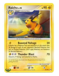Raichu (27/99) (Staff Prerelease Promo) [Nintendo: Black Star Promos]