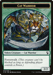 Cat Warrior Token [Commander 2018 Tokens]