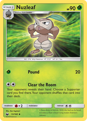 Nuzleaf (13/168) [Sun & Moon: Celestial Storm]
