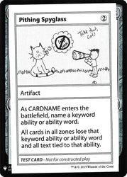 Pithing Spyglass [Mystery Booster Playtest Cards]