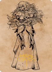 Myrkul, Lord of Bones Art Card (73) (Gold-Stamped Signature) [Commander Legends: Battle for Baldur's Gate Art Series]