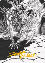 Thrun, Breaker of Silence Art Card (Gold-Stamped Signature) [Phyrexia: All Will Be One Art Series]