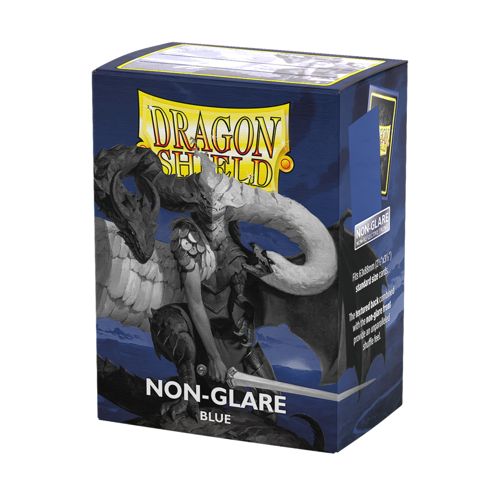 Dragon Shield Non-Glare Matte Blue Sleeves (100-Pack)