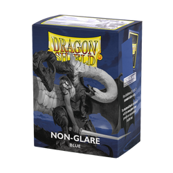 Dragon Shield Non-Glare Matte Blue Sleeves (100-Pack)