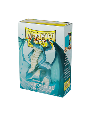 Dragon Shield: Japanese Size 60ct Sleeves - Turquoise (Matte)